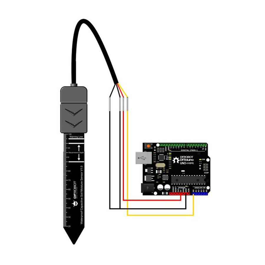 Analog Su Geçirmez Kapasitif Toprak Nem Sensörü Gravity