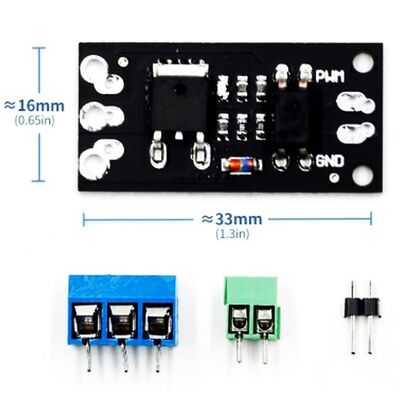 Module MOSFET AOD4184 - 40V 50A - Pour Contrôle Moteur, Commutation Haute Puissance - Taille 23x16 Mm