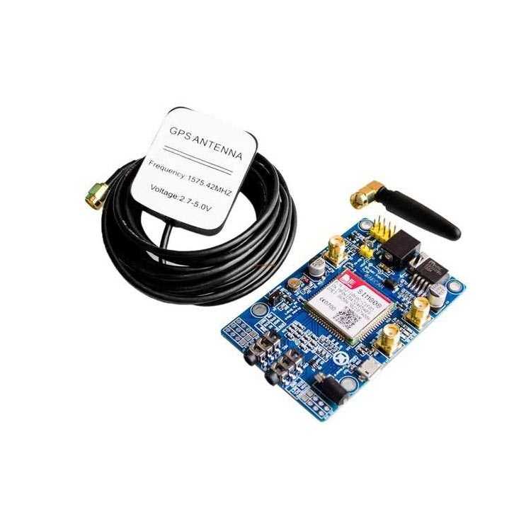 SIM808 Arduino - Raspberry Pi GSM - GPS - GPRS Geliştirme Modülü (IMEI No Kayıtlıdır)
