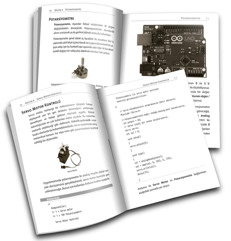 Arduino Hızlı ve Kolay Kitabı 8. Baskı  - Volkan Kanat - Thumbnail