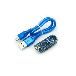 Arduino Nano Geliştirme Kartı - Klon - (USB Kablo Dahil) - Thumbnail