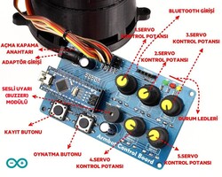 ARMBOT Arduino Robot Kol Kiti (Öğrenen Versiyon) - Demonte - Thumbnail