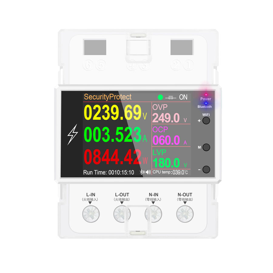  At4pw 220vac 100a Wifi Çok Fonksiyonlu Dijital Pano Tipi Ölçü Aleti