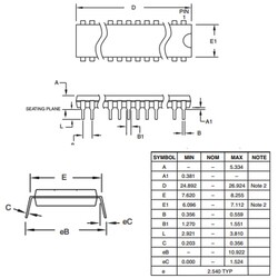 AT89C2051-24PU 8-Bit 24MHz Microcontroller DIP-20 - Thumbnail