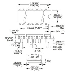 AT89C51-24PC 8-Bit 24MHz Mikrodenetleyici DIP-40 - Thumbnail