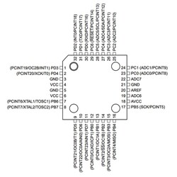 ATMEGA168PA-AU SMD 8-Bit 20MHz Mikrodenetleyici TQFP-32 - Thumbnail