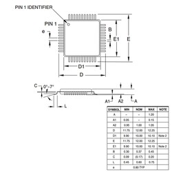 ATMEGA16A-AU SMD 8-Bit 16Mhz Mikrodenetleyici TQFP-44 - Thumbnail