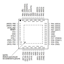 ATMEGA16A-AU SMD 8-Bit 16Mhz Microcontroller TQFP-44 - Thumbnail