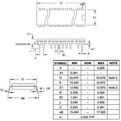 ATMEGA16A-PU 8-Bit 16MHz Microcontroller DIP-40 - Thumbnail