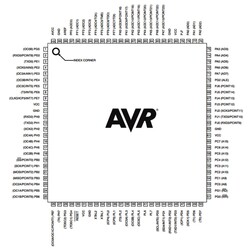 ATMEGA2560-16U SMD 8-Bit 16MHz Mikrodenetleyici TQFP-100 - Thumbnail