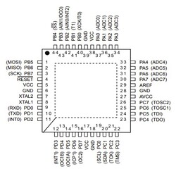 ATMEGA32-16AU 8-Bit 16MHz SMD Microcontroller TQFP44 - Thumbnail