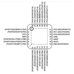 ATMEGA328-MMH SMD 8-Bit 20MHz Mikrodenetleyici QFN28 - Thumbnail