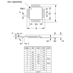 ATMEGA328P U-KR SMD 8-Bit 20MHz Mikrodenetleyici TQFP-32 - Thumbnail