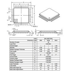 ATMEGA328PB-AU SMD 8 Bit 20MHz Mikrodenetleyici TQFP32 - Thumbnail