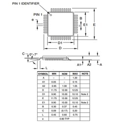 ATMEGA32A-AU SMD 8-Bit 16Mhz Mikrodenetleyici TQFP-44 - Thumbnail