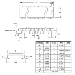 ATMEGA32A-PU 8-Bit 16MHz Microcontroller DIP-40 - Thumbnail