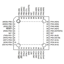 ATMEGA8515-16AU SMD 8-Bit 16MHz Mikrodenetleyici TQFP-44 - Thumbnail