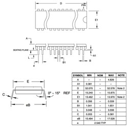 ATMEGA8515-16PU 8-Bit 16MHz Mikrodenetleyici DIP-40 - Thumbnail