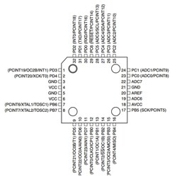 ATMEGA88-20AU SMD 8-Bit 20MHz Microcontroller TQFP-32 - Thumbnail