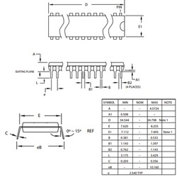 ATMEGA88PA-PU 8-Bit 20MHz Mikrodenetleyici DIP-28 - Thumbnail