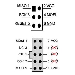 Atmel AT AVRISP Programlayıcı - Thumbnail