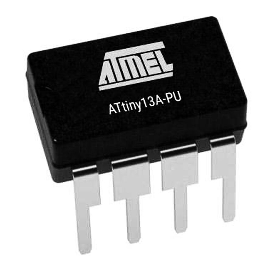 ATtiny13A 8-Bit 20MHz Mikrodenetleyici DIP-8