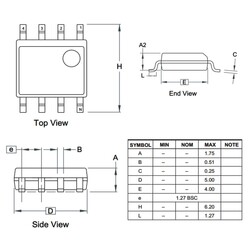 ATtiny13A-SSU SMD 8-Bit 20MHz Mikrodenetleyici SOIC-8 - Thumbnail