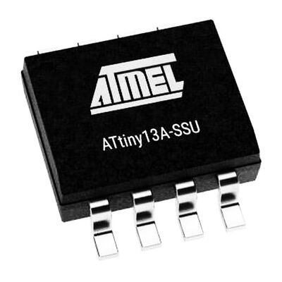 Atmel - ATtiny13A-SSU SMD 8-Bit 20MHz Microcontroller SOIC-8