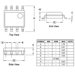 ATTINY13A-SUR SMD 8-Bit 20MHz Mikrodenetleyici SOIC-8 - Thumbnail