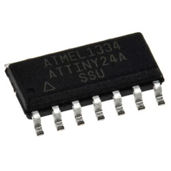 ATTINY24A-SSU 8-Bit 20MHz Microcontroller SOIC-14 - Thumbnail