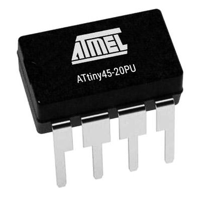 Atmel - ATtiny45-20PU 8-Bit 20MHz Microcontroller DIP-8