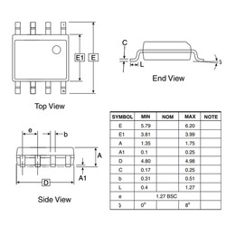 ATtiny85-20SU SMD 8-Bit 20MHz Microcontroller SOIC-8 - Thumbnail