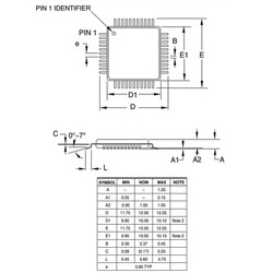 ATXMEGA32A4U-AU SMD 8Bit 32Mhz Mikrodenetleyici TQFP-44 - Thumbnail