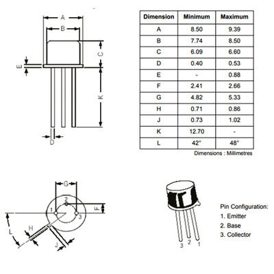 Transistor bipolare SI-N 230V 1A 20W 100 MHz - Mega Shopping srls