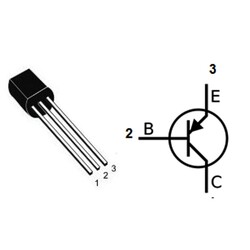 BC308 Transistör Bjt Pnp TO-92 25V, 100mA - Thumbnail