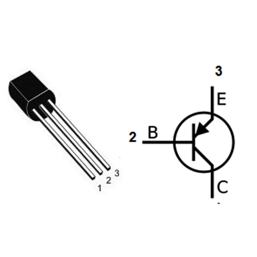 BC308 C Silizium PNP Transistor NOS 10 Stück