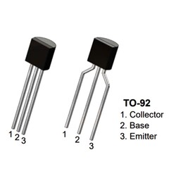 BC557BTA 100mA 45V PNP Transistor TO92 - Thumbnail