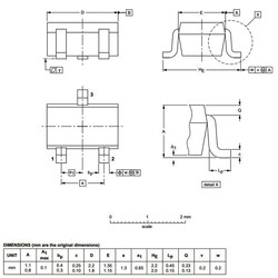 BC856W Smd Transistör Sot323 - PNP - Thumbnail