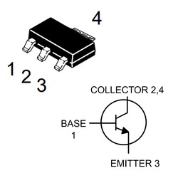 BCP56-16T1G Transistor NPN SMD SOT-225 - Thumbnail