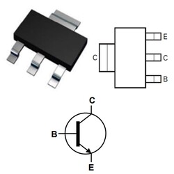 BCP56 Smd Transistör Sot-223 NPN 80V 1A - Thumbnail