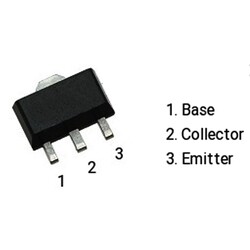 BCX52-16 1A 60V PNP Transistor SOT89 - Thumbnail