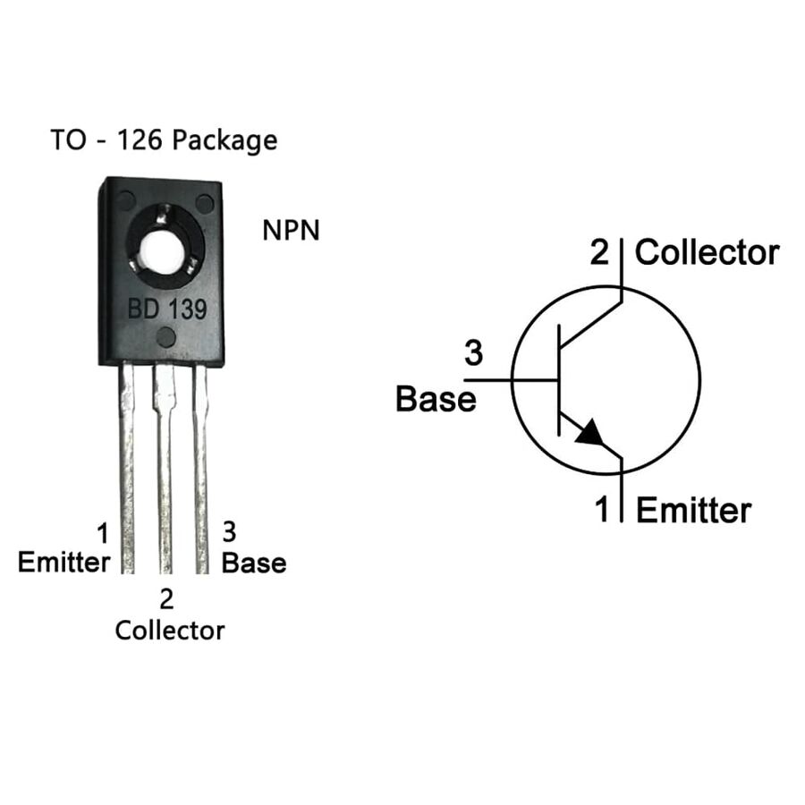 BD139 Transistor BJT NPN TO-126