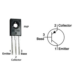 BD140 Transistor BJT PNP TO-126 - Thumbnail