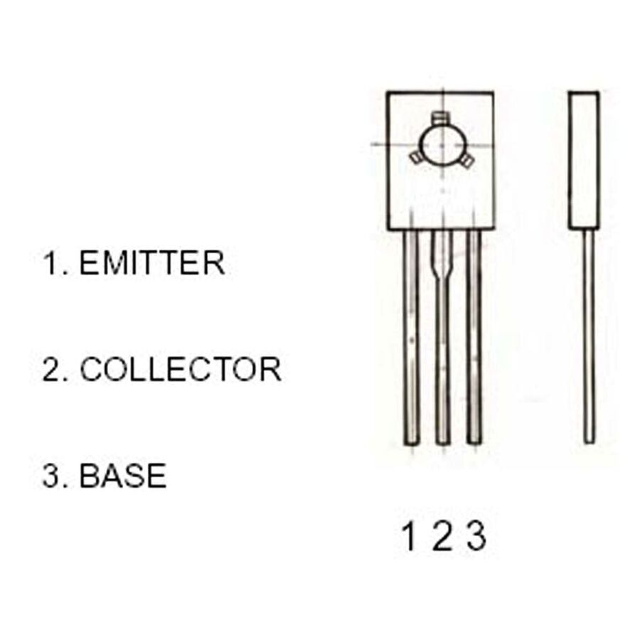 BD140L-16-T60-K 1.5A 80V PNP Transistor TO126 (SOT32)