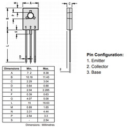 BD140L-16-T60-K 1.5A 80V PNP Transistor TO126 (SOT32) - Thumbnail