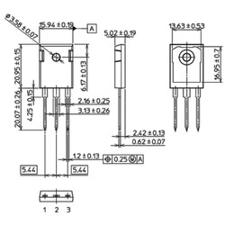 BD249 Transistör Bjt Npn TO-247 - Thumbnail