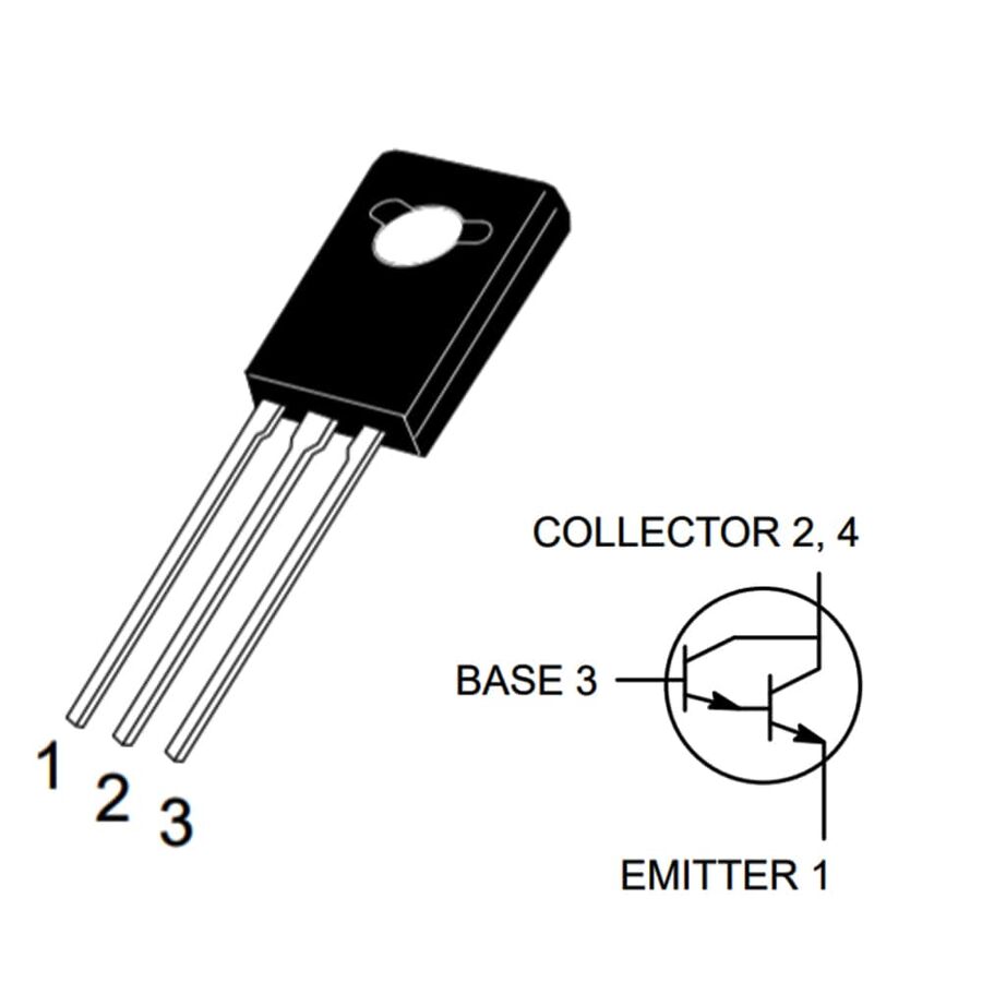BD675 Transistor BJT NPN TO-225