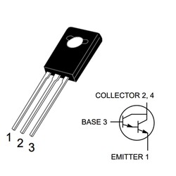 BD675 Transistör Bjt Npn TO-225 - Thumbnail