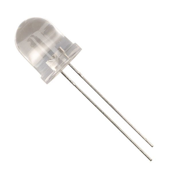  10mm Şeffaf Sarı Led - 3500-4000 Mcd