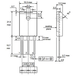 BU2508AF Transistor BJT NPN TO-247F - Thumbnail